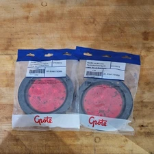 OEM PACCAR Grote 01‑5390‑72GR0 4″ Red LED STT Stop Turn Tail Light Qty 2