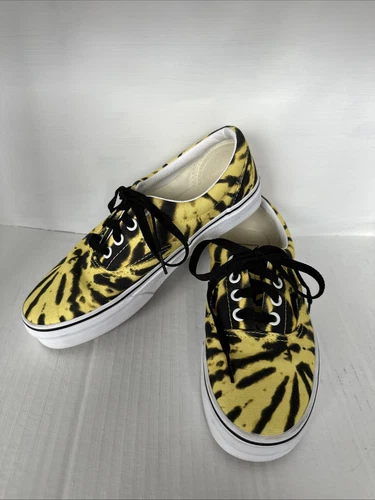 Vans Tie Dye Giallo Fiammeggiante Taglia Uomo 5 5 Donna 7. Unisex Ottime Condizioni