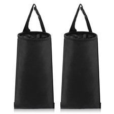 2 Pack Car Trash Bags Car Trash Can Washable Eco-friendly Seat Back Hanging Car