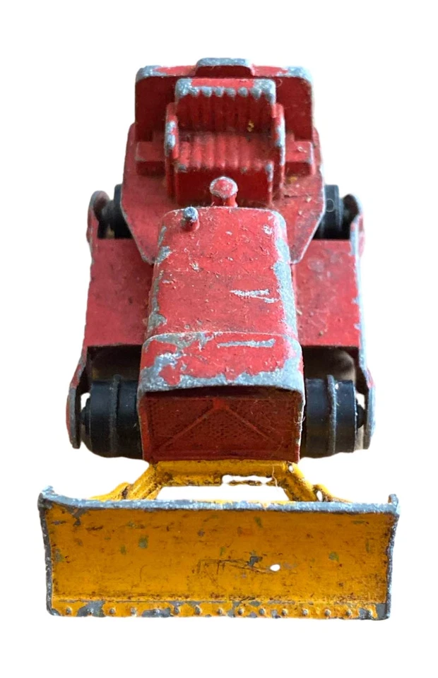 Caja Tractor Matchbox Lesney #16 Rojo Amarillo Diecast Inglaterra Foto 3 de 4