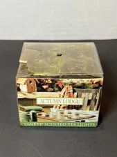 Yankee Candle 12 Tea Lights Autumn Lodge - Please Read Description