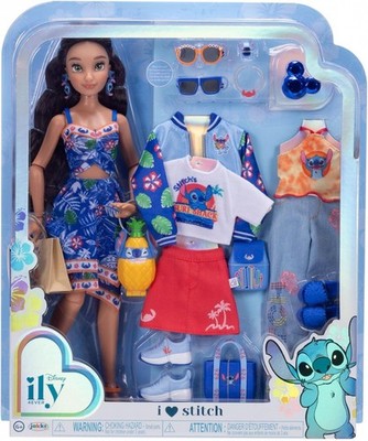 Disney Ily 4ever Stitch Modepuppe 11,5'' Gelenk Multi Outfit Schrank Set