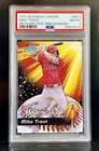 2025 Bowman Chrome Mike Trout #MR-2 Meteoric Rise-Mini Diamond /150 PSA 8 NM-MT