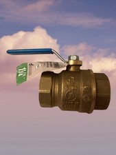 1-1/4" Sweat CxC Brass Ball Valve Full Port, Shut-Off Valves, 600psi WOG