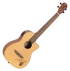 Spitzen Bonfire Bariton-Ukulele von Ortega aus Fichte und Sapele mit Tonabnehmer