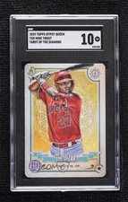 2020 Topps Gypsy Queen Tarot of the Diamond Mike Trout #TOD-8 SGC 10 GEM 0c54