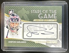 2010-11 In The Game Between the Pipes Semyon Varlamov Authentic Goaliegraph