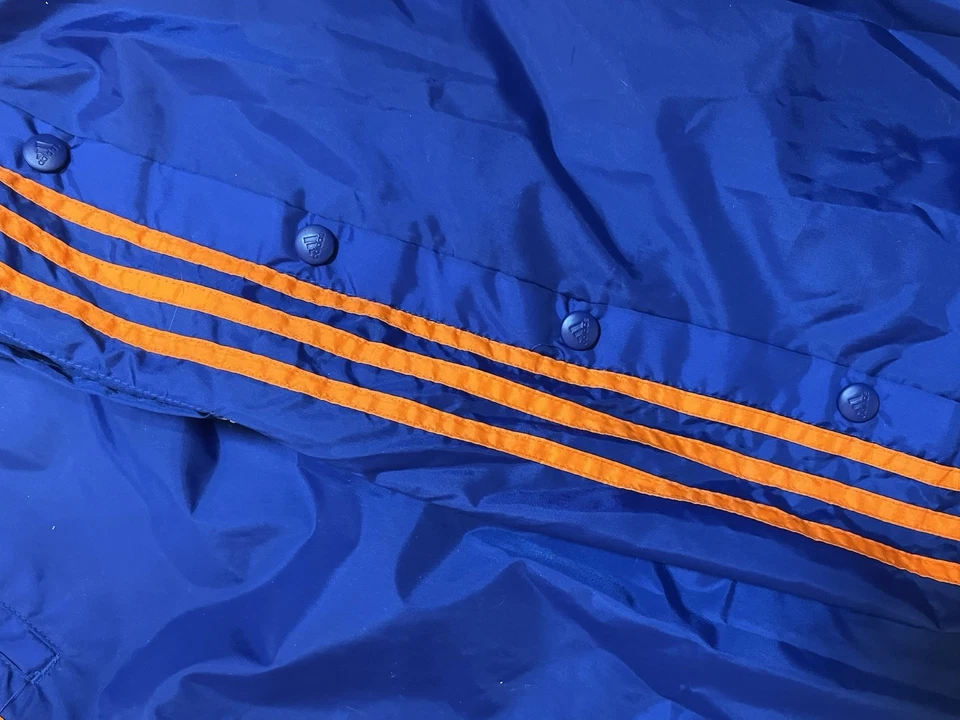 Vintage 90s Adidas Track Pants - Cobalt Blue & Orange, Deadstock w Orig Tags 🔥 - Image 4 of 4