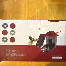 Smart Vogelfutterhaus Kamera Samenfutterhaus AI Vogelerkennung Live Video IP65 135°