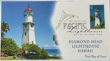 BDAOCITW KSC Cachets 4147 Pacific Lighthouse Diamond Head Honolulu Hawaii DCP