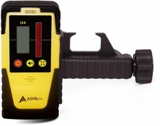 AdirPro Universal Rotary Laser Detector (LD-8) - Digital Red Beam 
