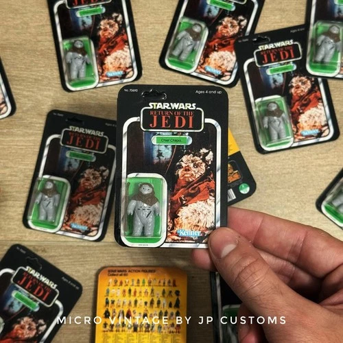 Star Wars Micro Vintage: [CARDED] Chief Chirpa the Ewok (JP Customs)