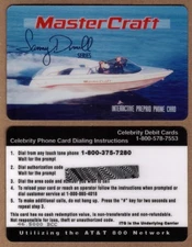 MasterCraft Speed Boat - Sammy Duvall Series. Interactive Phone Card