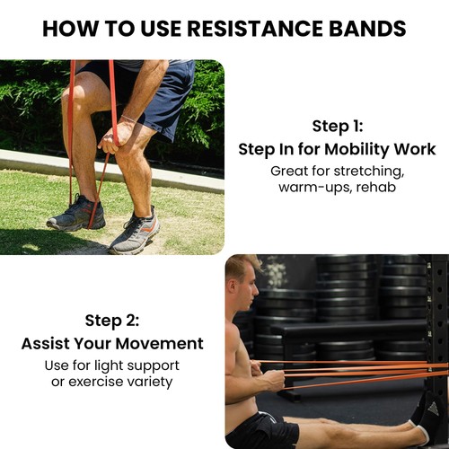 Functional Fitness Pull Up Assist Resistance Bands | Heavy Duty Loop Exercise... - Picture 3 of 7