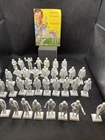 1950’s MARX Toys Plastic U.S. Presidents Figures Set Of 34 Unpainted Figurines 2