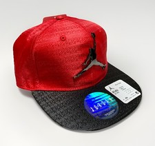 Air Jordan "23" Chrome Jumpman Logo Red  Black YOUTH Snapback Baseball Cap OSFM