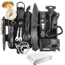 16 Pcs Survival Gear and Equipment for Camping Outdoor advanture