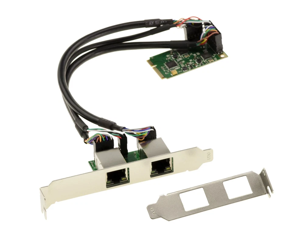 Scheda MiniPCIe - DUAL GIGABIT LAN ETHERNET - 2 PORTE - Mini PCI Express - Immagine 3 di 3