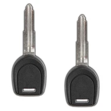 2 Key Fob Remote Uncut Car Key Replacement for Mitsubishi MIT14-PT 4D61 Chip
