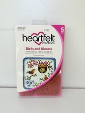Heartfelt Creations Birds Blooms Cling Stamps