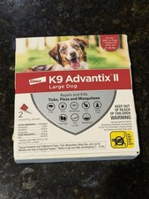 K9 Advantix II Flea and Tick Prevention for Large Dogs 21-55 lbs 2 Doses