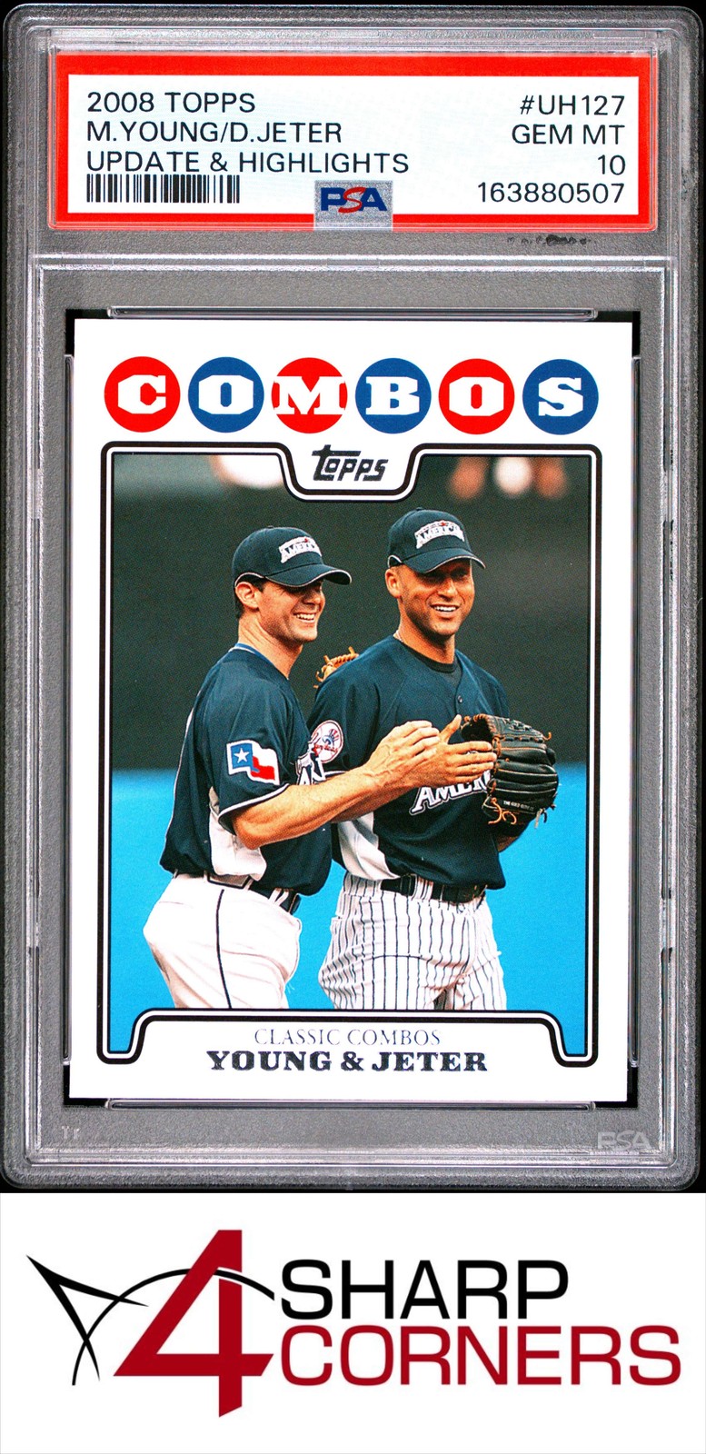 2008 TOPPS UPDATE & HIGHLIGHTS #UH127 DEREK JETER HOF PSA 10