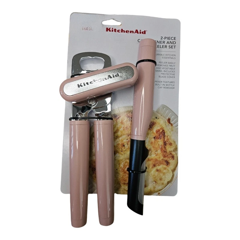 KitchenAid Can Opener Euro Peeler Set Pink