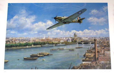 Weekend Warrior Print - by John Young - Hawker Hurricane Battle of Britain
