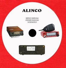 Alinco Repair Service schematics owner manuals on 1 dvd in pdf format