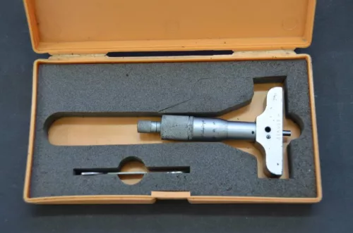 Mitutoyo Depth Micrometer DMS60-25W Model No. 128-103 Measuring range 0-25mm