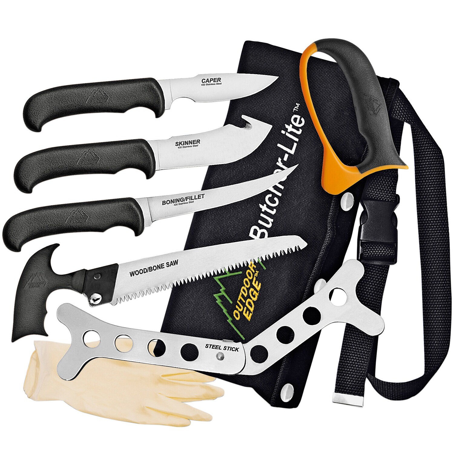 Набор для разделки мяса на открытом воздухе Zerwirkset Butcher-Lite 8-teilig Aufbrechen NEU