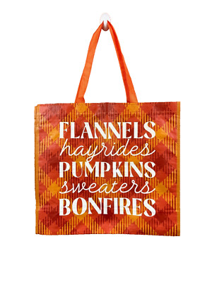 Burlington Fall Reusable Grocery Bag 18 L X 10  H