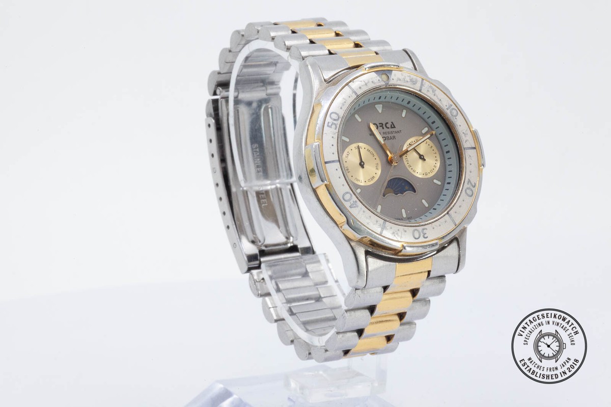 MARUMAN ORCA MA-537 QUARTZ MENS WATCH FOR PARTS OR REPAIR JAPAN | eBay