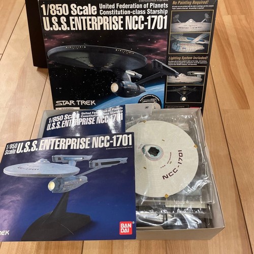 Star Trek EE. UU. Kit Modelo Plástico Bandai Enterprise NCC-1701 1:850 Escala 1/850 - Imagen 7 de 13