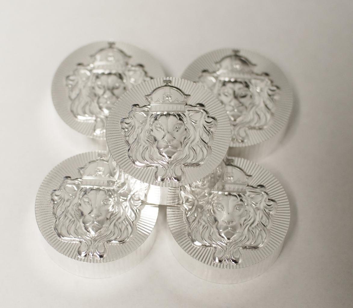 5 x 5oz Silver STACKER ROUNDS by Scottsdale Mint - 25oz .999 5 x 5oz Silver STACKER ROUNDS by Scottsdale Mint - 25oz .999