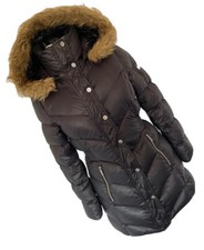 Gorgeous Karl Lagerfeld Black Down-filled Puffa Parka Jacket Sz Med 10-12. Vgc