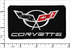 20 Pcs Embroidered Iron on patches Corvette Racing Sports Cars 90x53mm AP063cV5