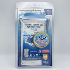 AQUA VAULT 100% Waterproof Smartphone Case Money Pouch Neck Strap #AV03 NEW