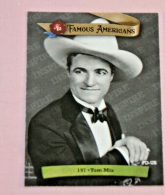 TOM MIX 2021 HA FAMOUS AMERICANS INSPRE /250 #197 MOVIES