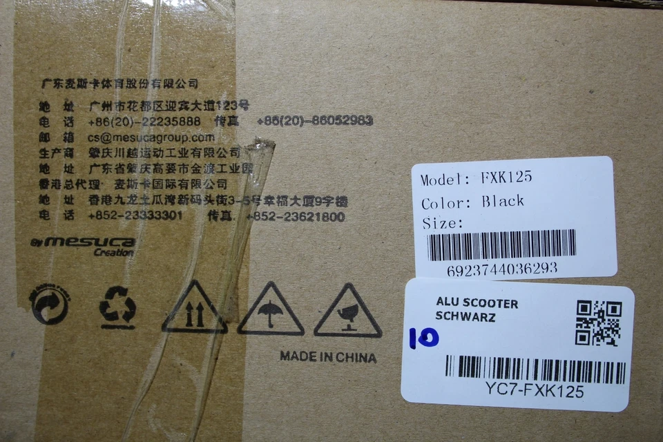 Mesuca Ferrari Scooter für Kinder, Faltbarer Roller, tragbarer Roller, verstellb - Bild 2 von 4