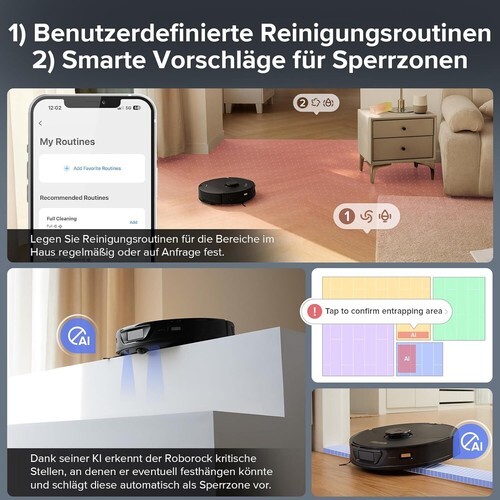 Roborock S7 Max Ultra Saugroboter mit Wischroboter und Absaugstation 5500Pa LDS - Bild 8 von 11