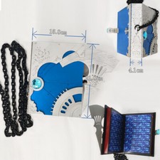 The Case Study of Vanitas Book Anime Cosplay Replica Prop Book con Modello Catena 