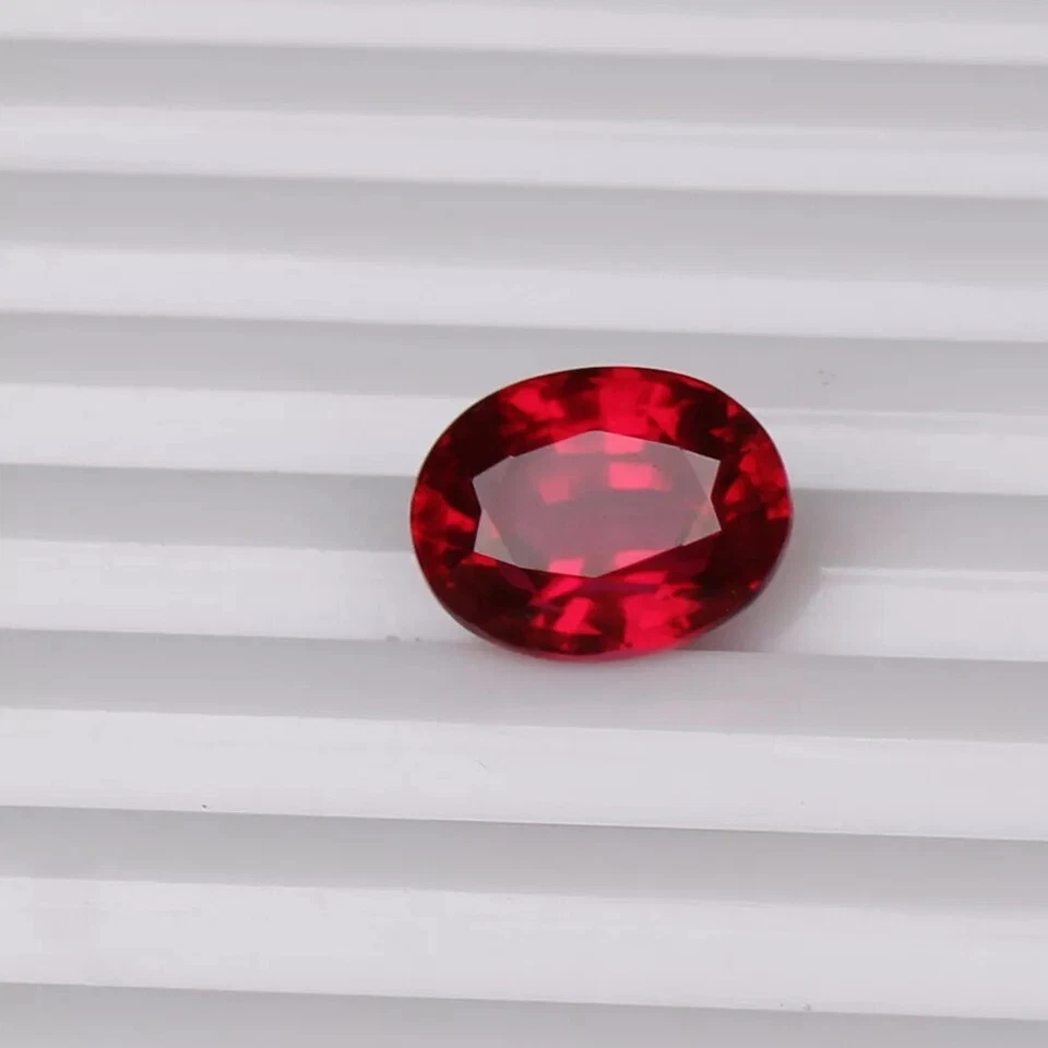 Red Ruby Blood 5.90 Ct. Oval Cut Mozambique Precious RARE Loose Gemstone - Image 4 of 4