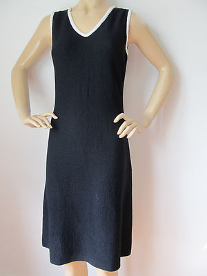 NWT St. John Collection Dress Black Boucle Knit Women's Sheath Size 2 | eBay