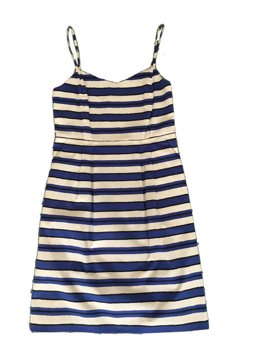Gap Blue and White Striped Dress with Pockets Size 0 eBay