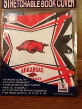 Turner Licensing Stretchable Book Cover Arkansas Razorbacks NWT