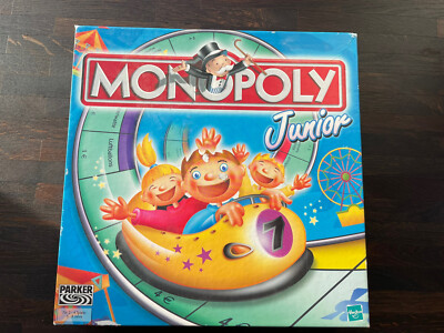 Monopoly Junior Hasbro Brettspiel Kinderspiel Familienspiel komplett