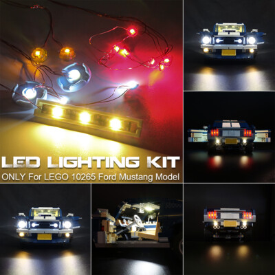 LED Licht Beleuchtungs Set Für LEGO Creator 10265 Für Ford Mustang USB Light
