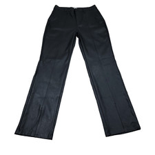 Kancan High Rise Faux Leather Split Straight ...