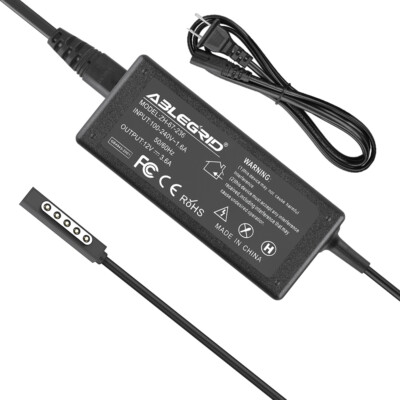 AC Adapter Charger For Microsoft Surface RT Windows 64GB 1516 Tablet Power Cord